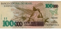 Brazil 100000 1992 UNC P-235/a